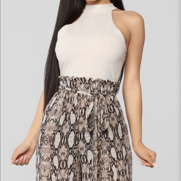 Snake print jumpsuit - Picture 2 of 4